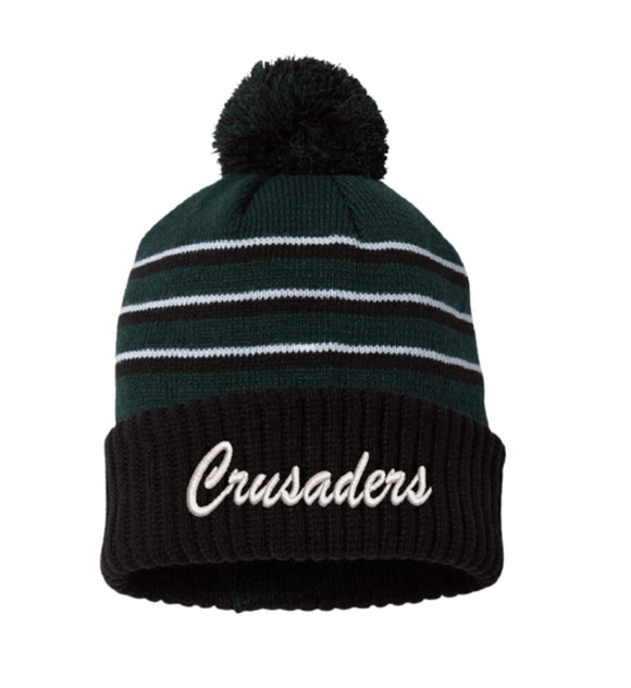 Pom Pom Beanie Crusaders-*Pre-Sale Item* Holly Jolly