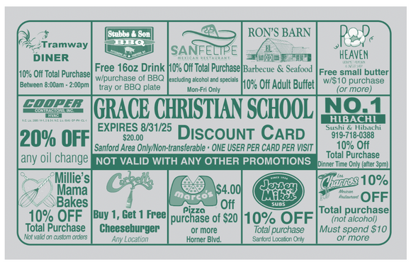 GCS Discount Card 24/25