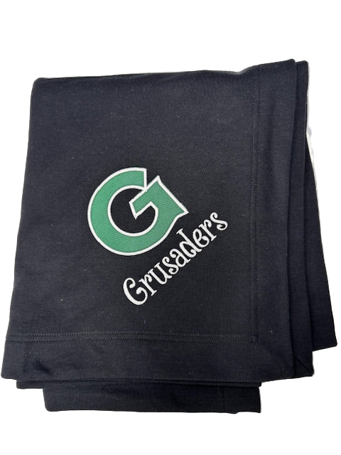 New! Black Gildan Stadium Blanket