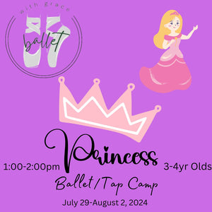 Summer 2024 - WGPA Princess Ballet/Tap Camp (3-4yrs old)