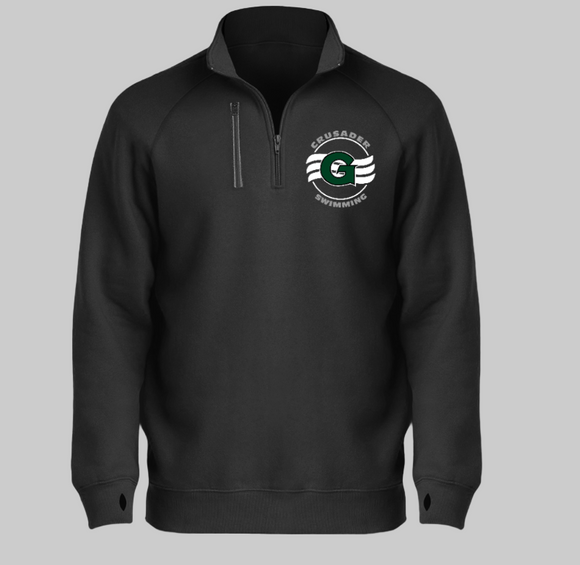 Heavy Weight 1/4 Zip:Swim