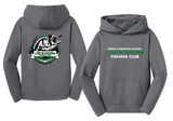 Performance Wicking Gray Hoodie - Fishing