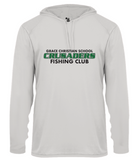 Performance Hooded Long Sleeve Shirt: Fishing