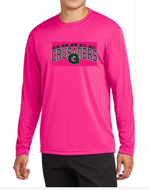 Pink: Moisture Wick Long Sleeve *Pre-Order*