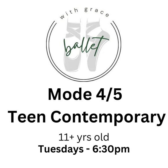 WGPA Modes 4 & 5 Teen Contemporary (Registration Only)